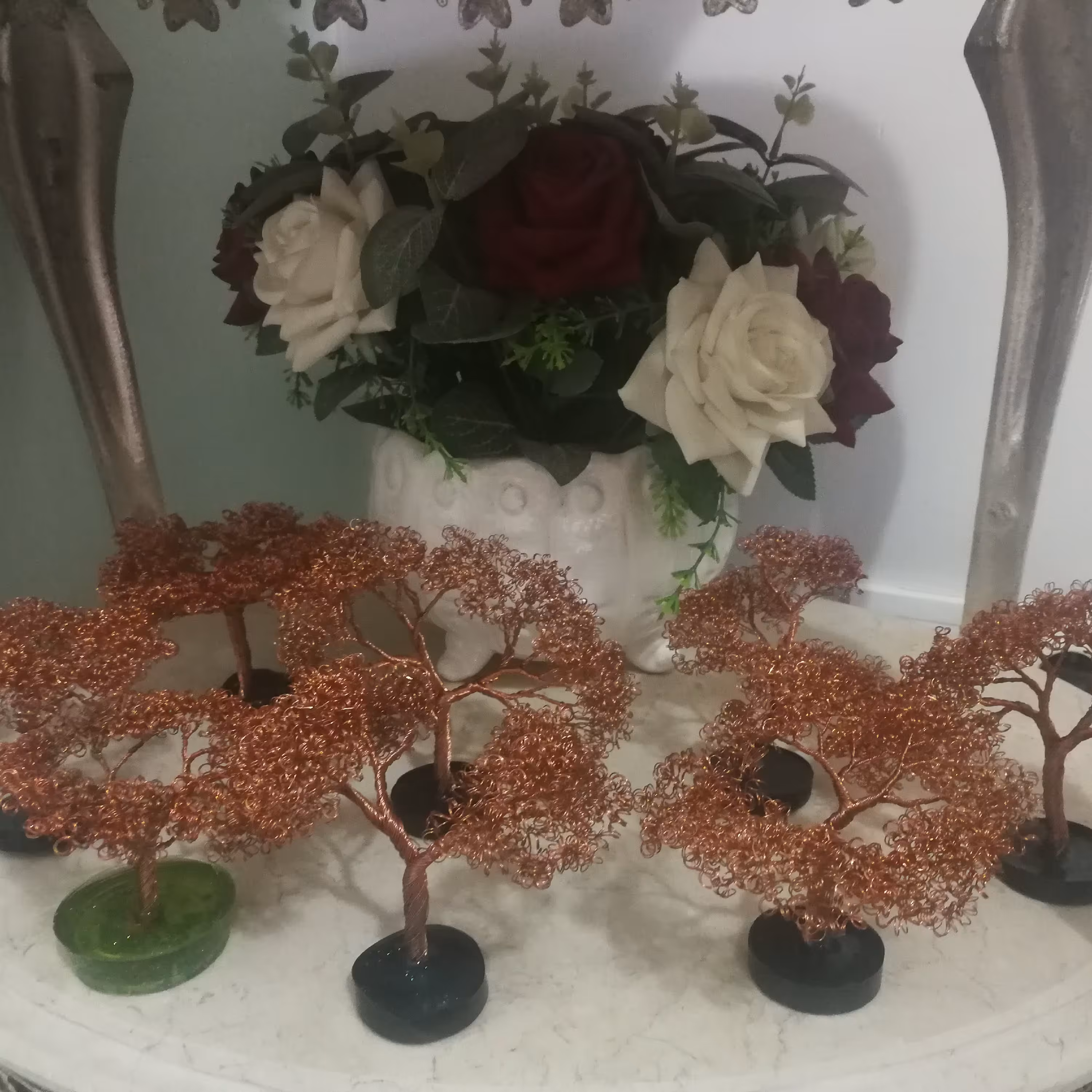 صنایع دستی مجسمه درخت سیمی  (دارسیم) کد 117  کادو  متفاوت هدیه خاص شیک