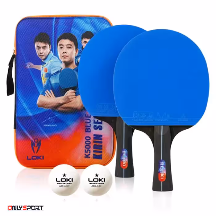 ست راکت پینگ پنگ دو عددی لوکی Loki K5000 Blue (اقساط)
