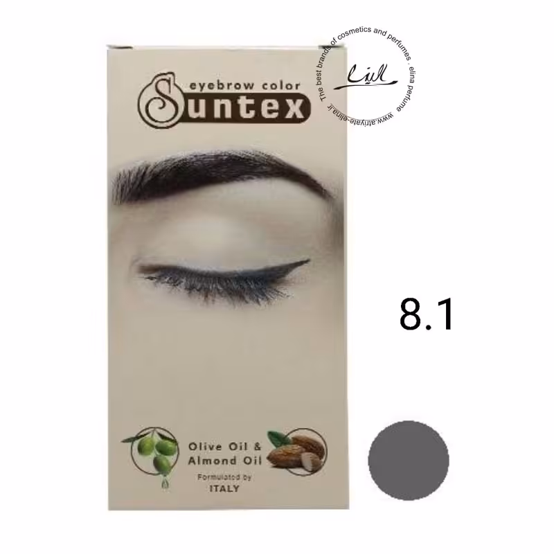 سانتکس کیت رنگ ابرو شماره C7-E8.1 بلوند دودی روشن