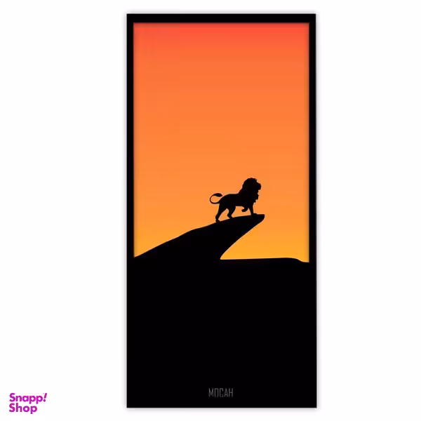 تابلو بکلیت طرح انیمیشن سیمبا و شیر شاه مدل B-S3036