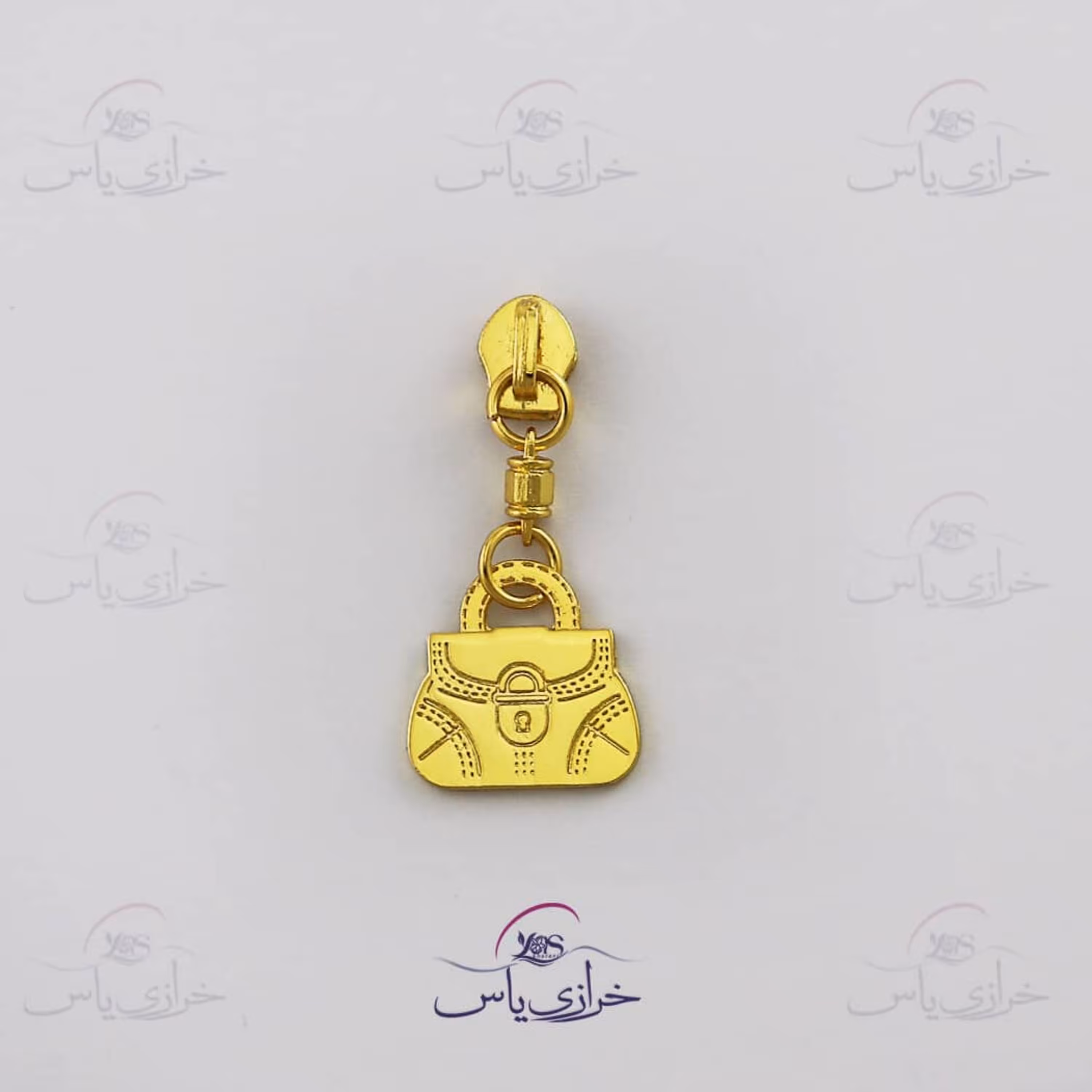 سرزیپ زرد طرح کیف