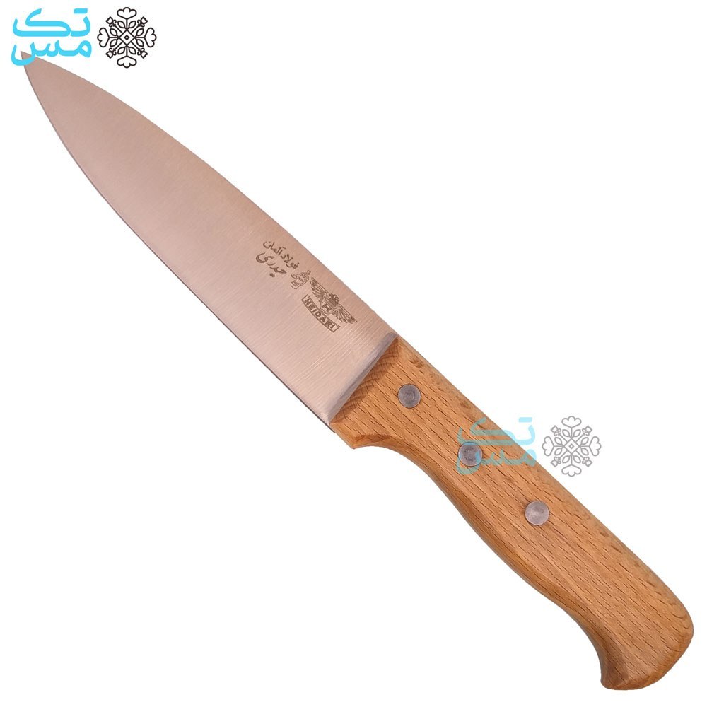 چاقوی آشپزخانه تیغه استیل آلمانی حیدری