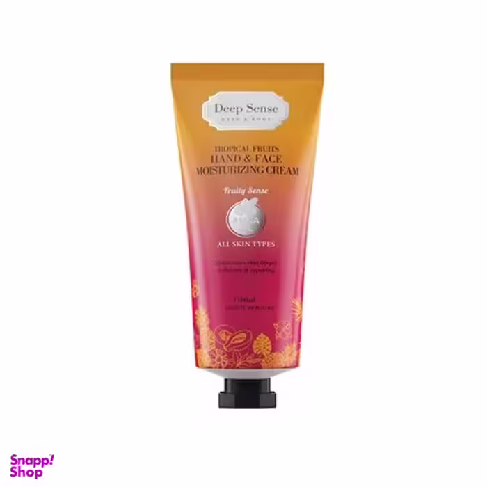 کرم مرطوب کننده دست و صورت دیپ سنس (Deep Sense) مدل Tropical جم 60 میلی‌لیتر