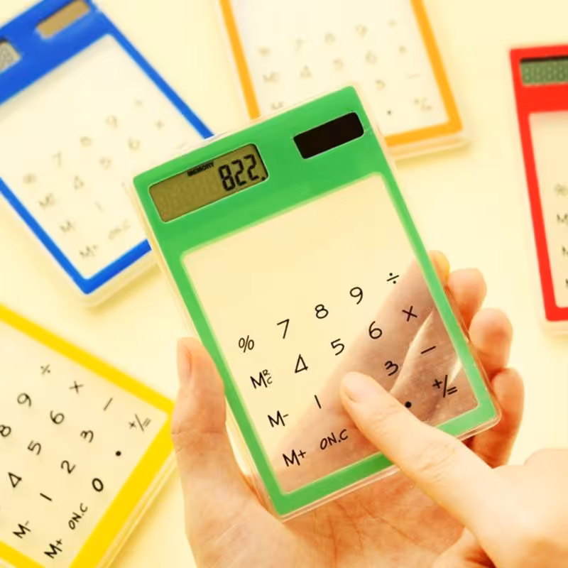 ماشین حساب شیشه ای  نوری