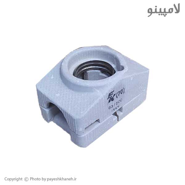 پایه فیوز کتابی سرامیکی 25 آمپر چینی صنعتی مهدی (70)