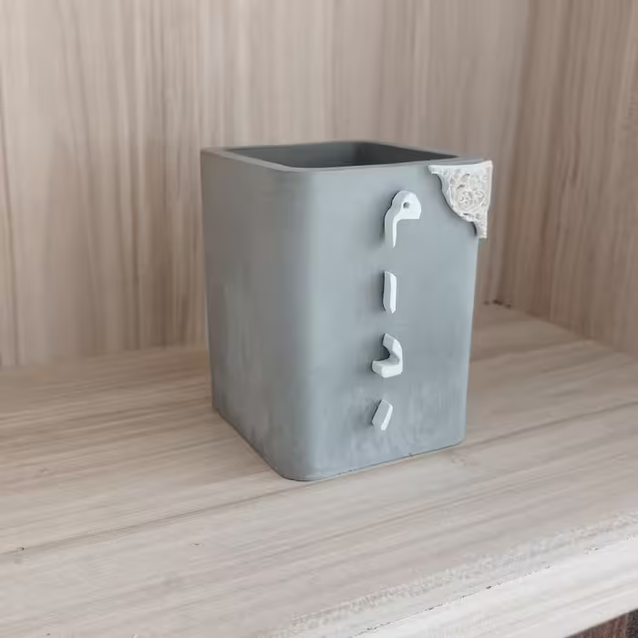 گلدان بتنی  طرح  مادر  کد oB12912