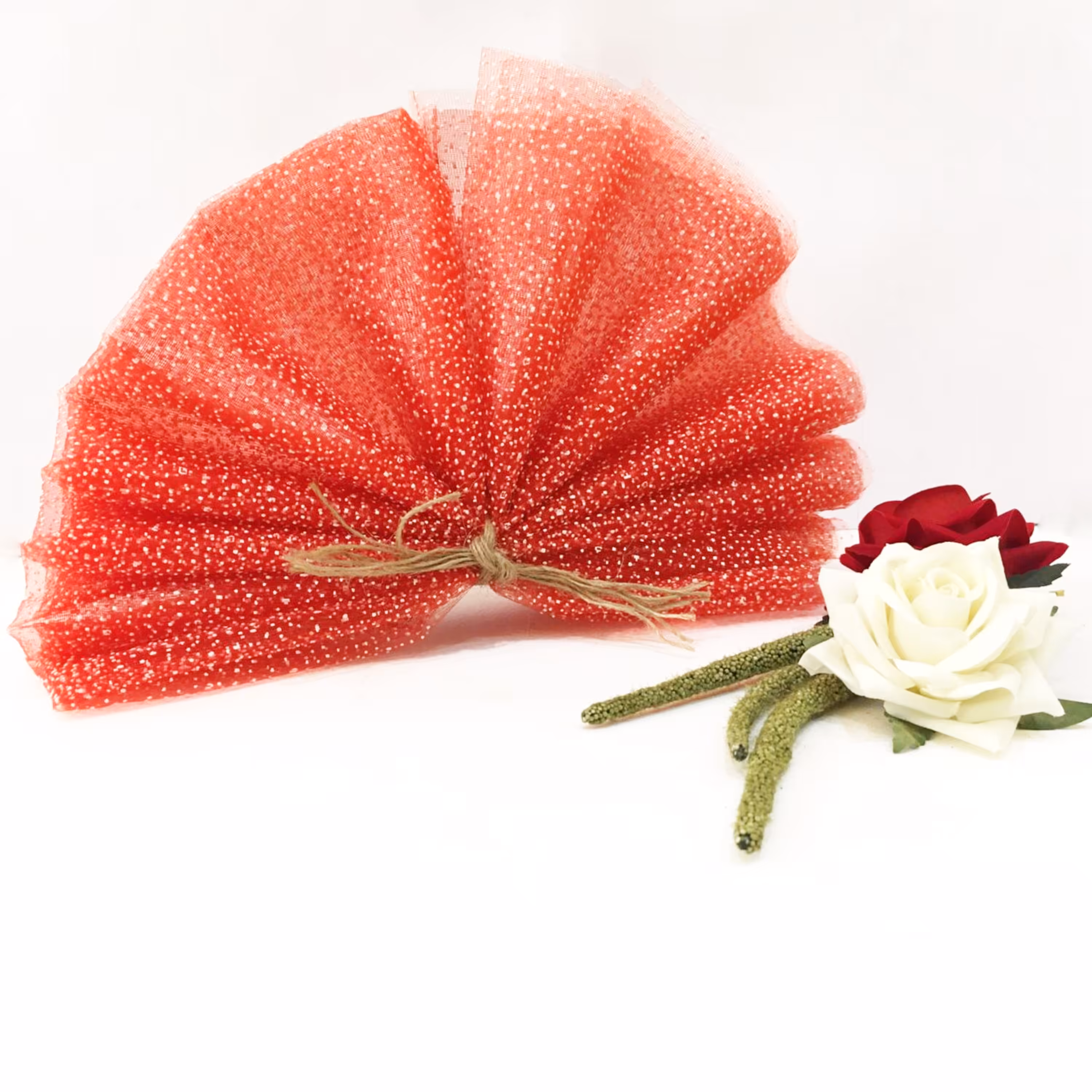 تور دونه برفی رنگ قرمز طول 2 متر و عرض 45 سانتی متر