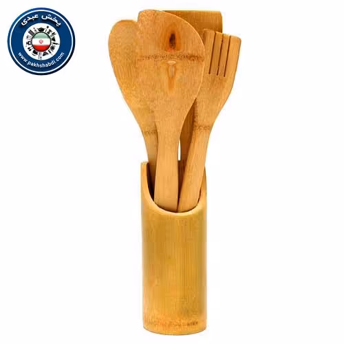 ست کفگیر و ملاقه بامبو