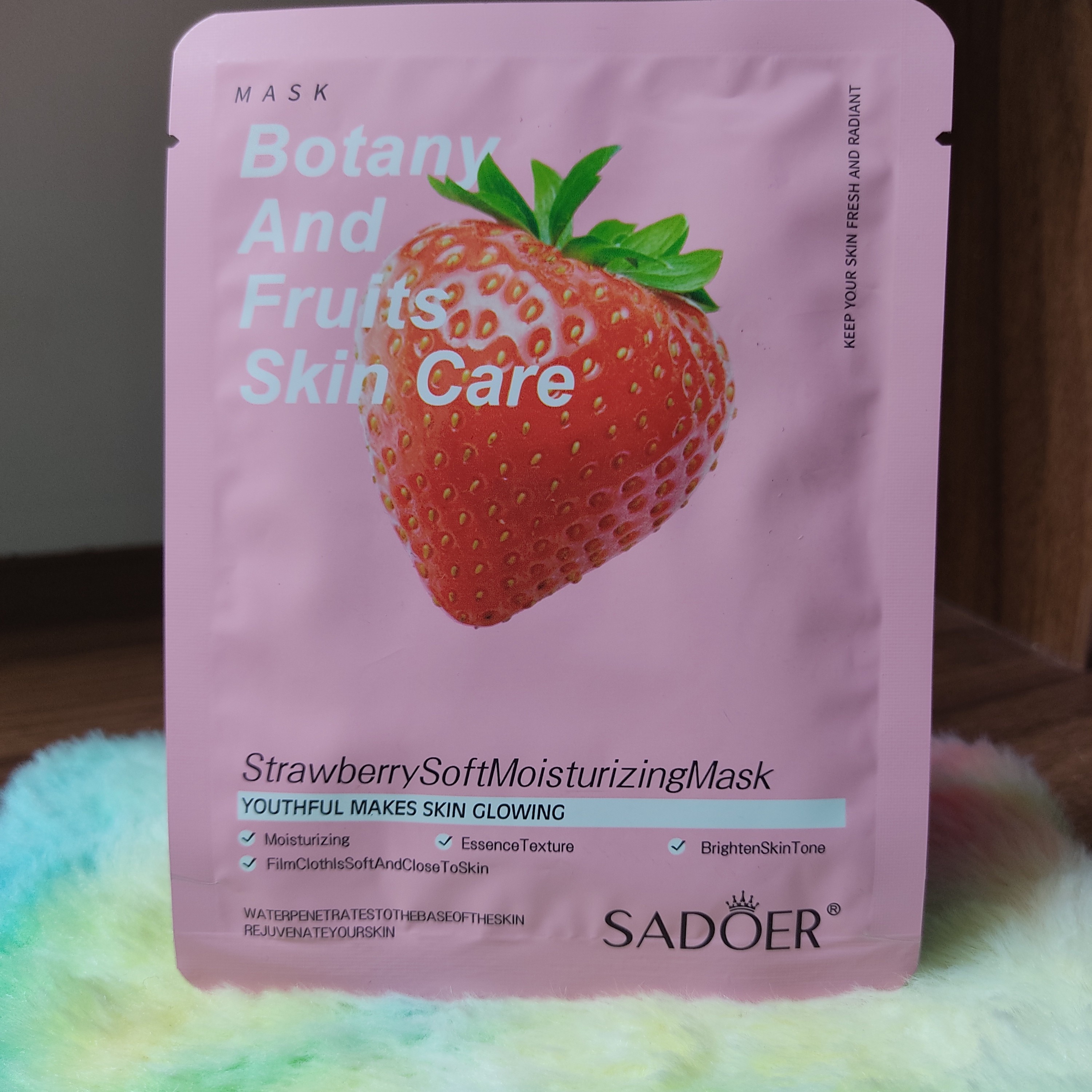 ماسک صورت ورقه ای توت فرنگی SADOER