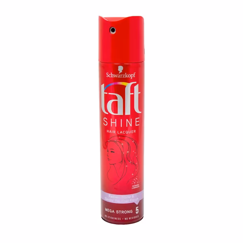 اسپری نگهدارنده حالت مو تافت مدل Shine Hair Lacquer حجم 250 میلی لیتر