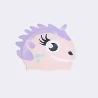 کلاه شنای  نابایجی مدل دایناسور-  سیلیکونی فری سایز - صورتی - دکتلون فرانسه