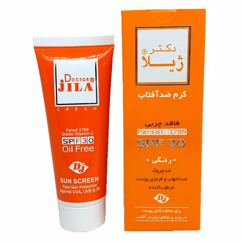 کرم ضدآفتاب SPF30 رنگی  دکتر ژیلا
