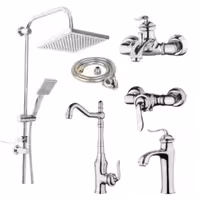 ست 4 تیکه شیرآلات هلن کروم ( دارای علامت استاندارد) ارسال رایگان 