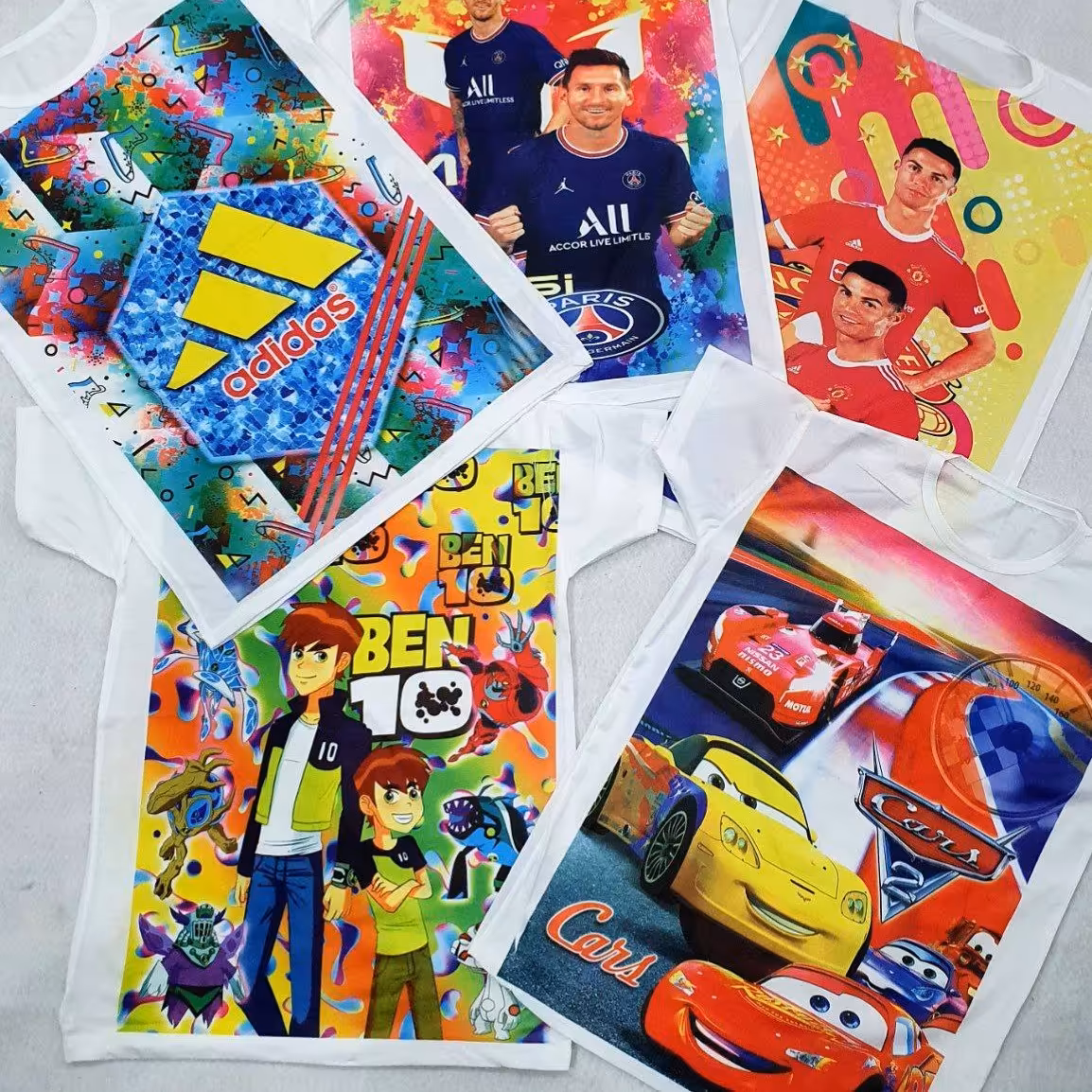 تیشرت فلامنت پسرانه چاپ سابلومیشن طرح های مردعنکبوتی بت من وبن تن 