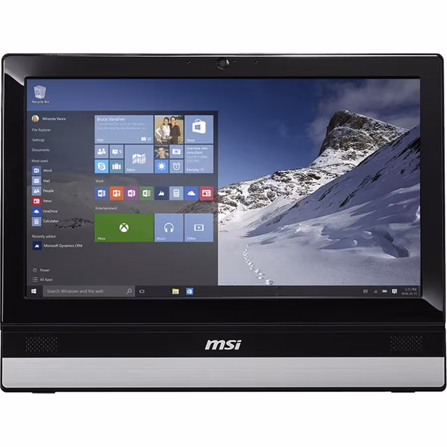 کامپیوتر بدون کیس ام اس آی مشکی با پردازنده Intel Pentium