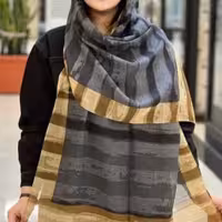 شال نخی خطی