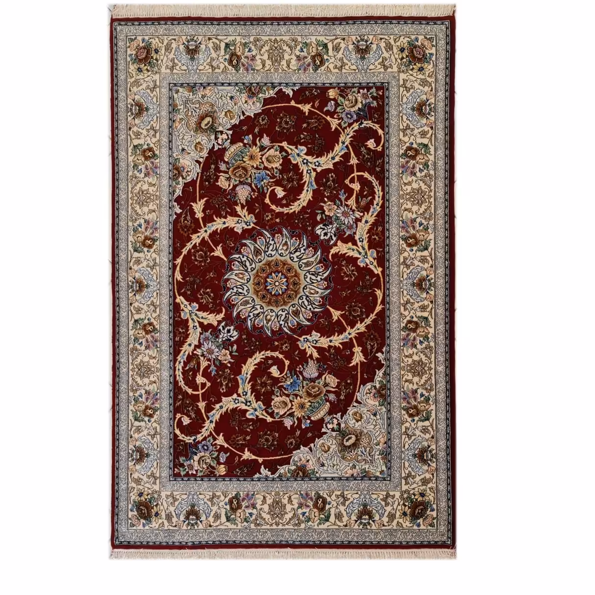 فرش دستبافت دو نیم متری مدل اصفهان کد 45