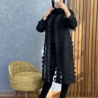 مانتو مجلسی بلند پریسان