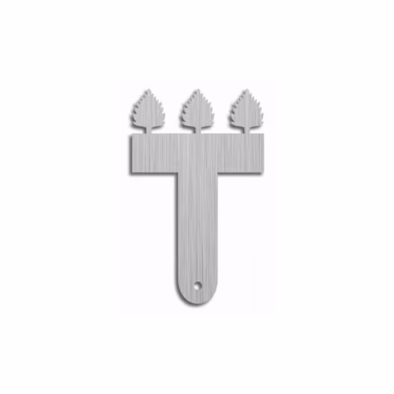 شانه شکلات استیل کوچک طرح کاج بودکور 240052