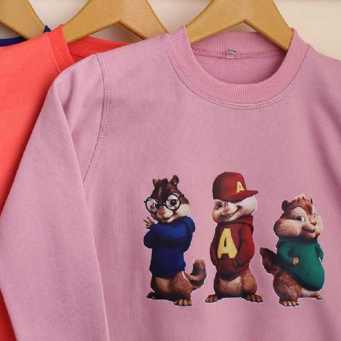 بلوز شلوار اسپرت دختروپسر
جنس دورس توو کرک دار طرح آلوین و سنجابها 