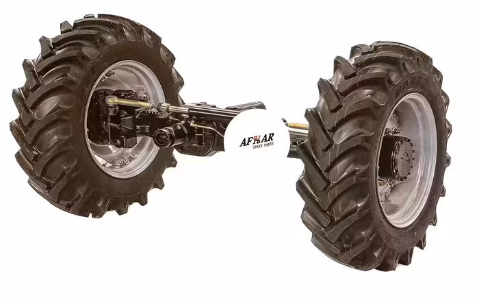 مجموعه کامل دیفرانسیل جلو جفت285قدیم دیشلی دار با رینک و لاستیک