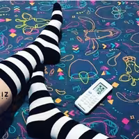 جوراب اسپرت ساق دار رینگی نخ پنبه اعلا  