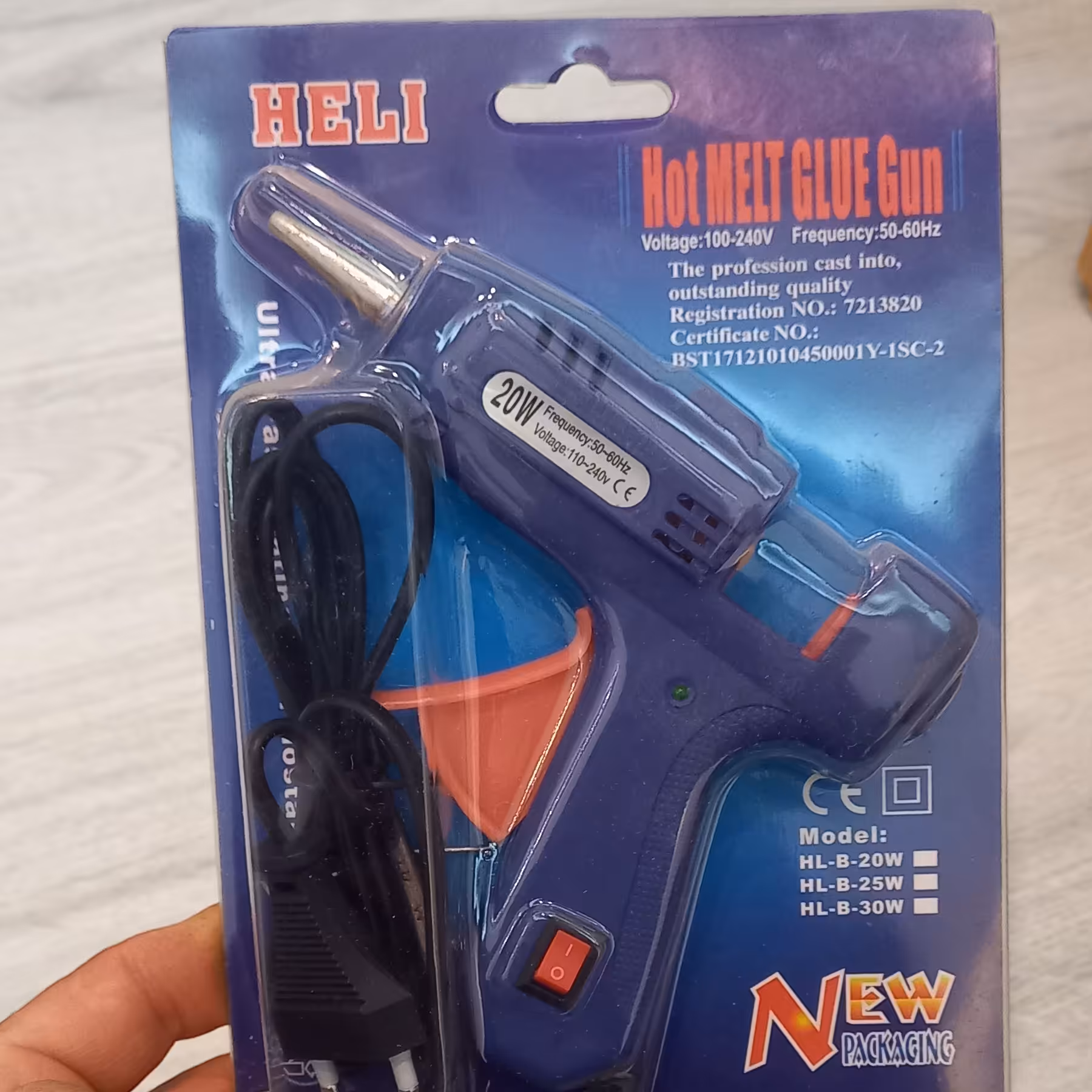 تفنگ چسب حرارتی20 وات 