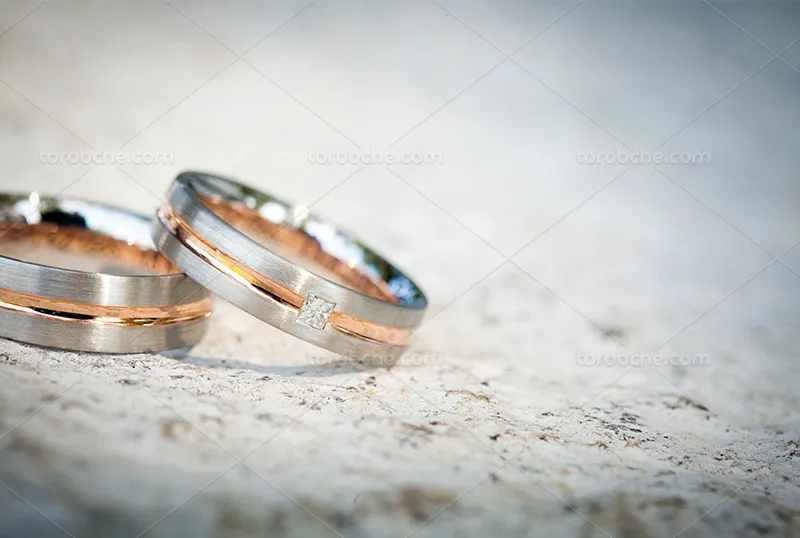 عکس ست حلقه عروس و داماد زیبا | گرافیک با طعم تربچه