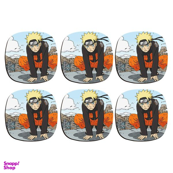 زیرلیوانی ترمه طراحان ایده مدل ناروتو کد strm0491 بسته 6 عددی