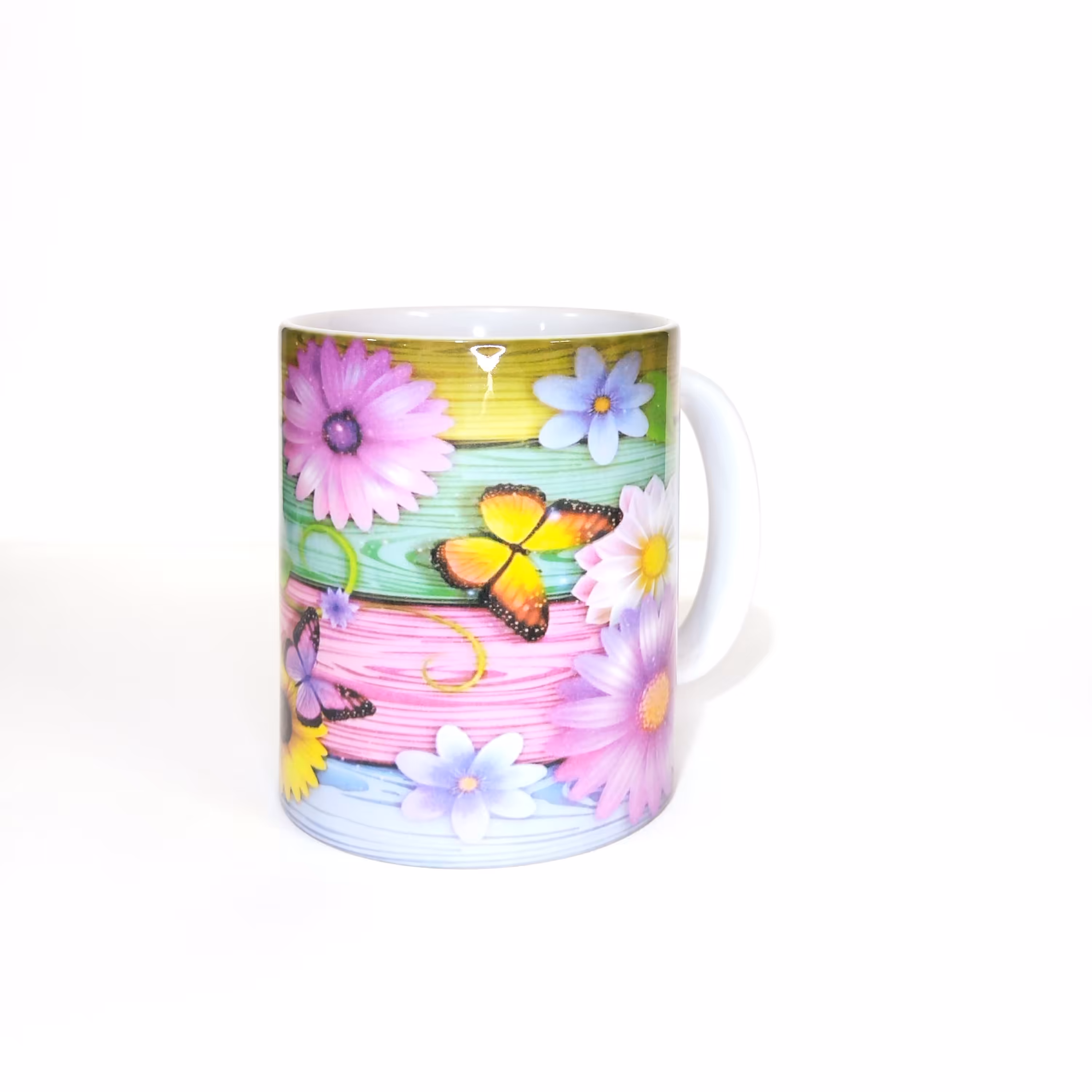 ماگ گل و پروانه