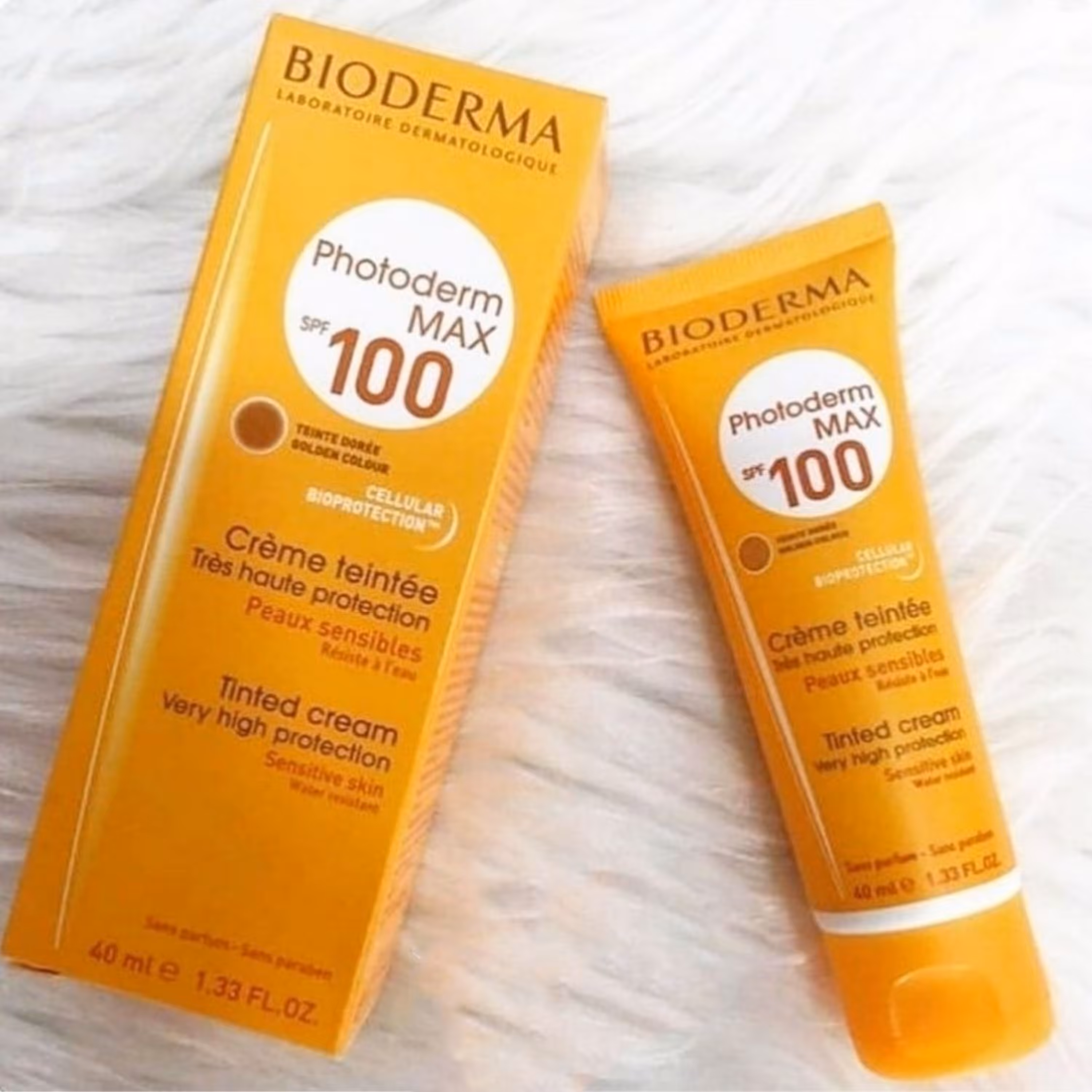 کرم ضد آفتاب بایودرما رنگی SPF 100 حجم 40 میل