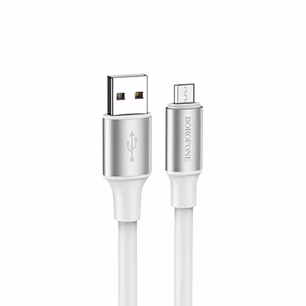 کابل تبدیل USB به MicroUSB بروفون مدل BX82 طول 1 متر