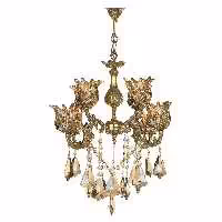 لوستر 8 شعله کلاسیک شاهان جنس برنز کد 6026 گارانتی 3 ساله 