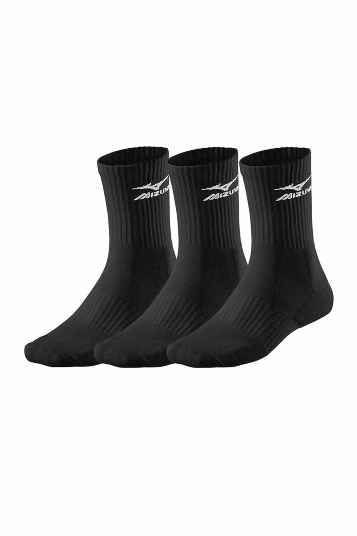 جوراب ورزشی مشکی مردانه و زنانه سیاه 3p اورجینال Mizuno