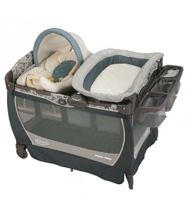 تخت و پارک با جایگاه تعویض گراکو Graco Pack 'n Play Playard with Cuddle Cove Brompton