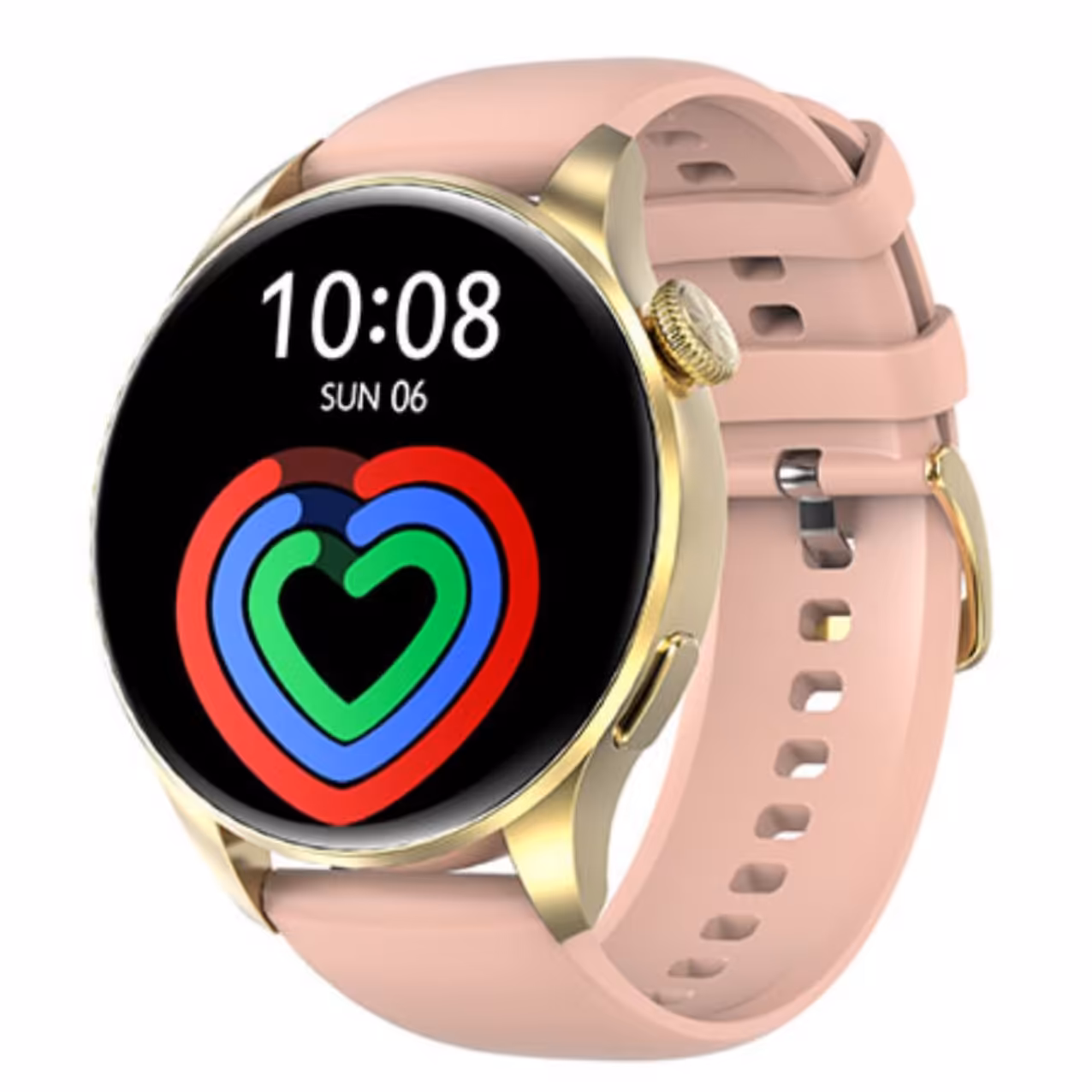 ساعت هوشمند مدل LC-SW COIN رنگ طلایی