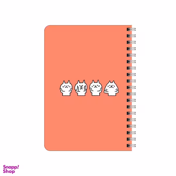 دفترچه یادداشت بامبیلیپ مدل چوبی طرح خرگوش و شکلک کد 6252423