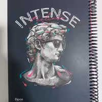 دفتر 100 برگ تک خط فنری رحلی طرح کلاسیک الیپون آساناپخش 