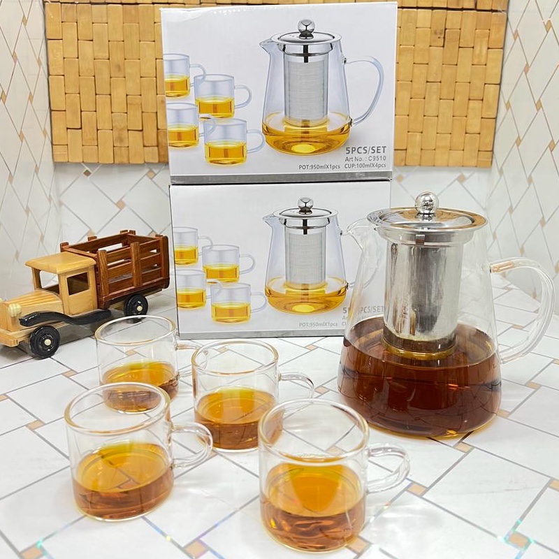 قوری پیرکس پنج تیکه