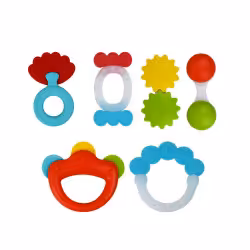 ست جغجغه دندانگیر 6 تکه