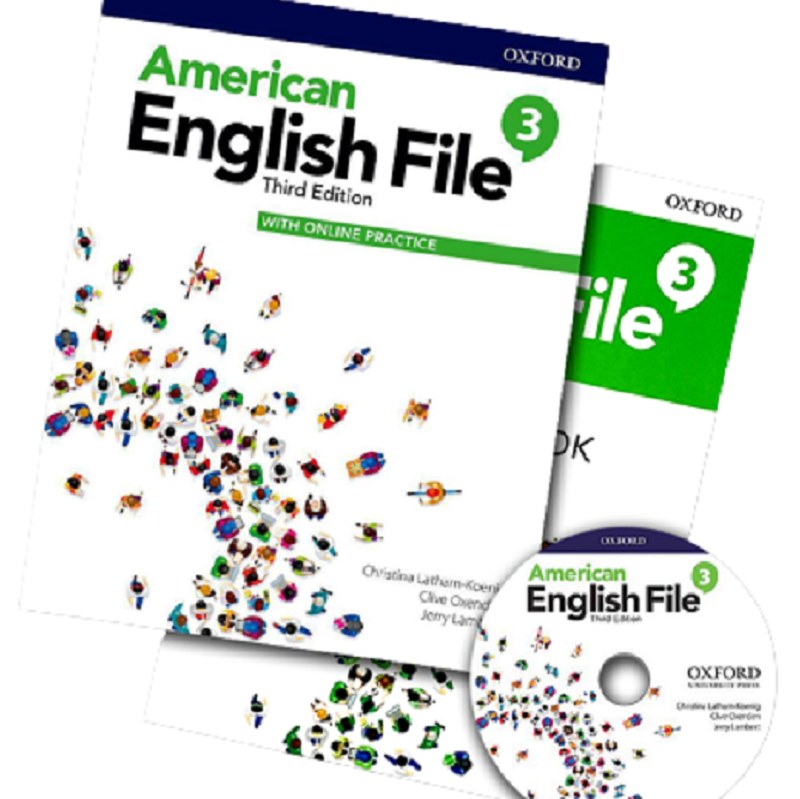 کتاب American English File 3 به همراه کتاب کار (Workbook) و CD