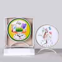 ساعت رومیزی بدون قاب و شیشه 20 سانتی متر 