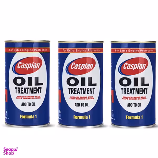 مکمل روغن موتور خودرو کاسپین مدل Formula 1 حجم 300 میلی لیتر بسته 3 عددی