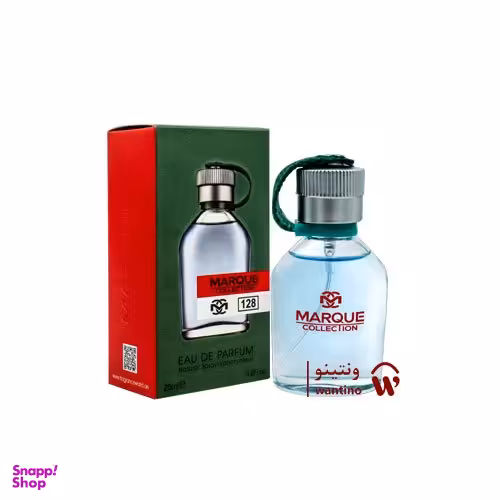 ادوپرفیوم مردانه مارکویی کالکشن (Marque Collection) مدل Hugo Boss Man Fragrance World کد 128 حجم 25 میلی لیتر