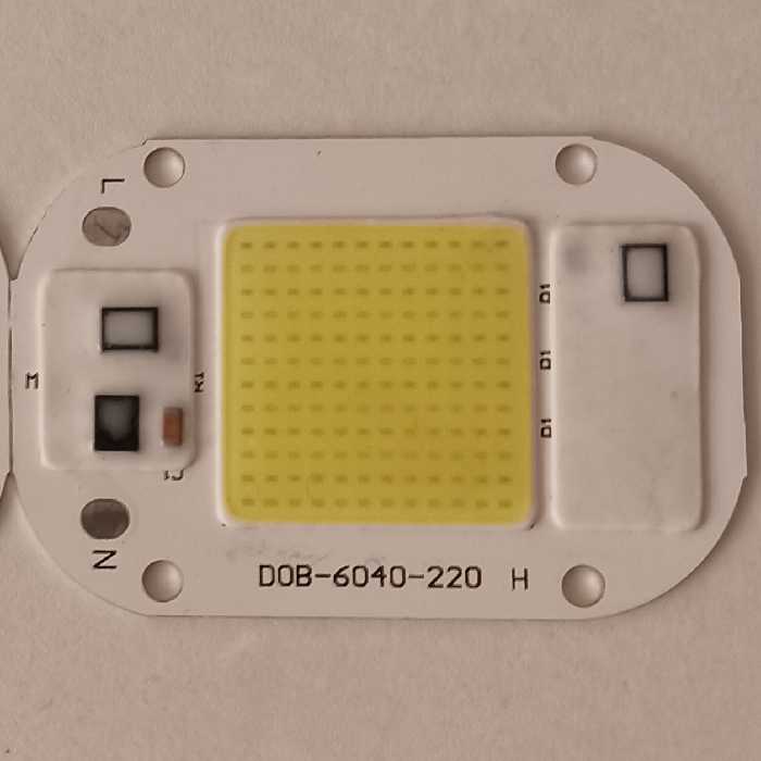 چیپ ال ای دی 50 وات ماژول دی او بی پرژکتوری 220 ولت رنگ مهتابی