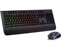 ماوس و کیبورد با سیم گیمینگ رپو مدل وی 110