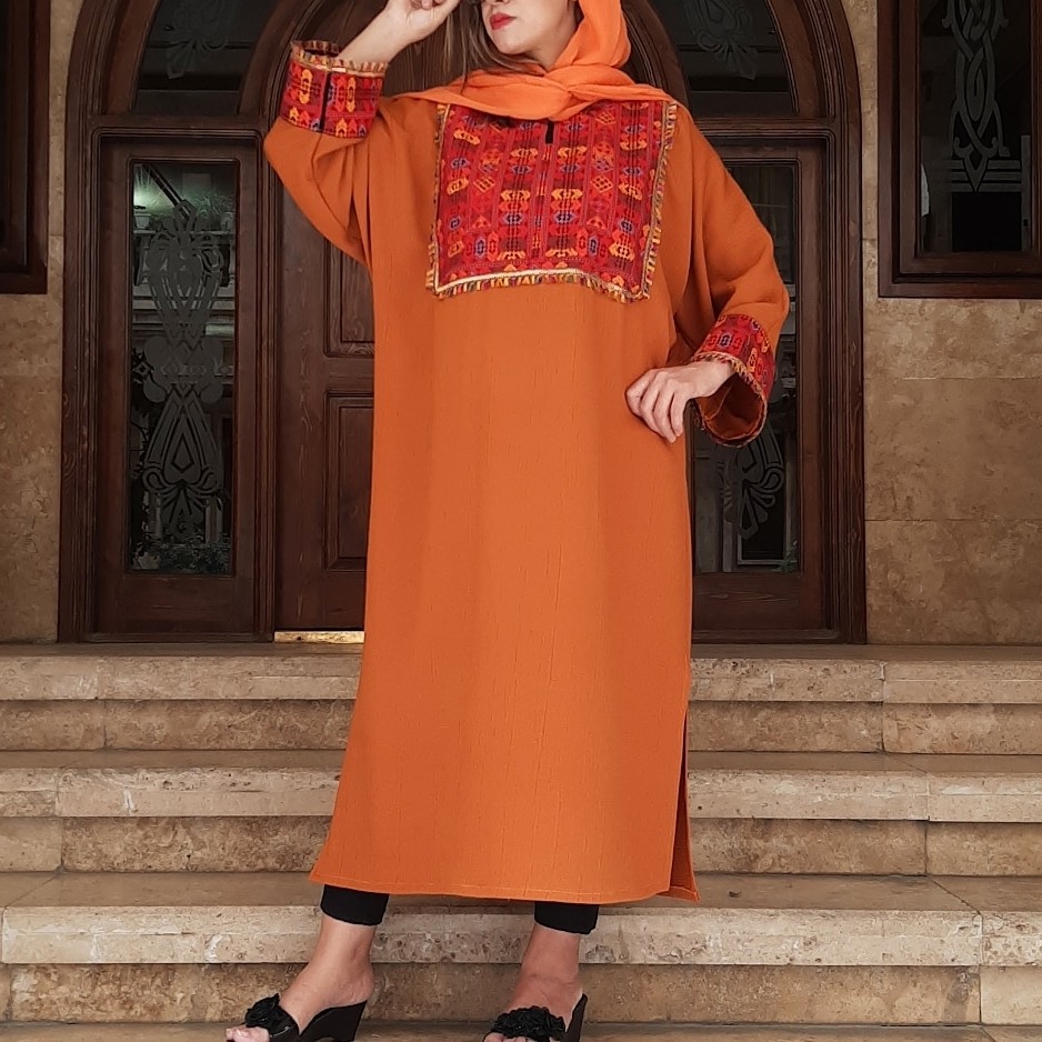 مانتو پنل سوزندوزی