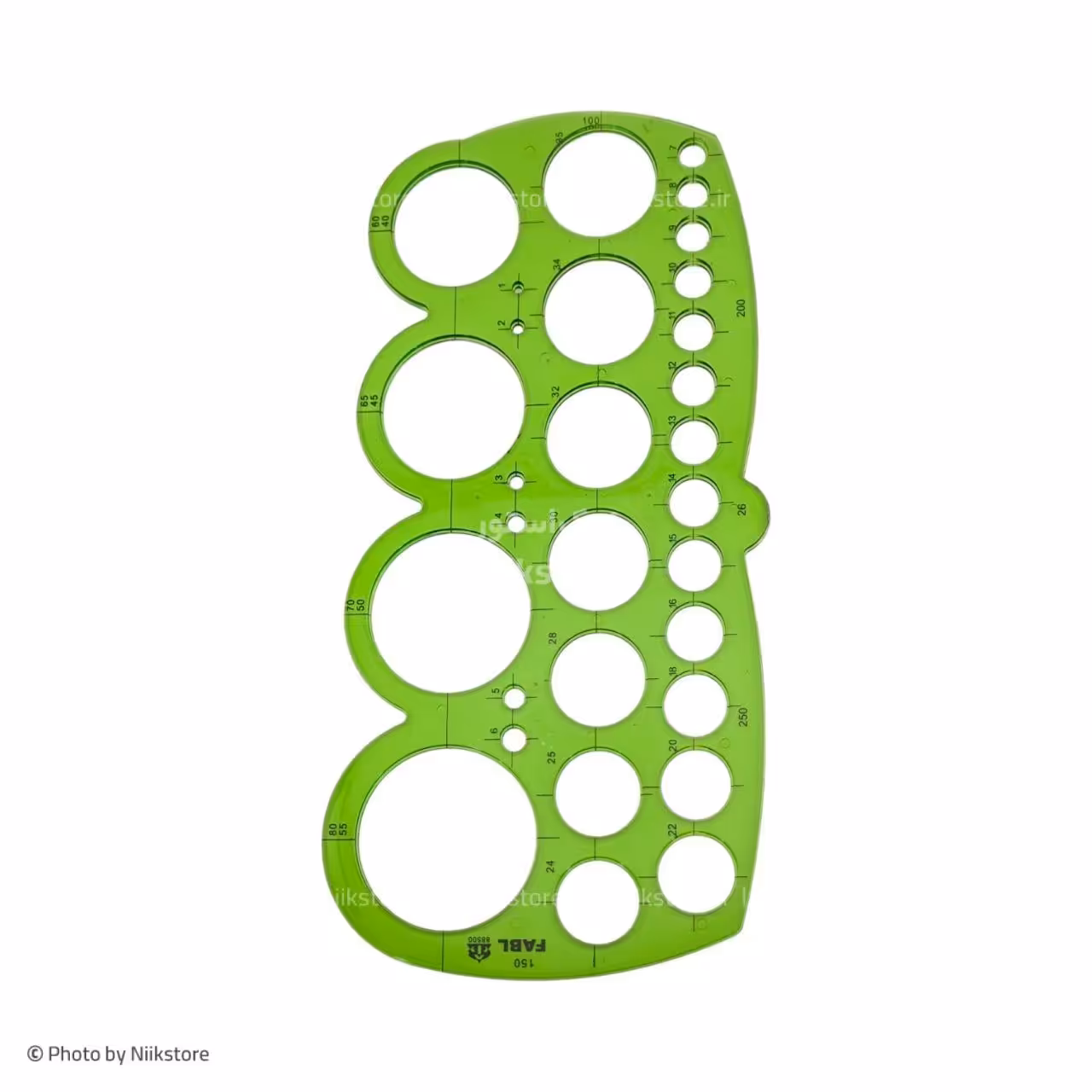 شابلون دایره کنگره دار فابل