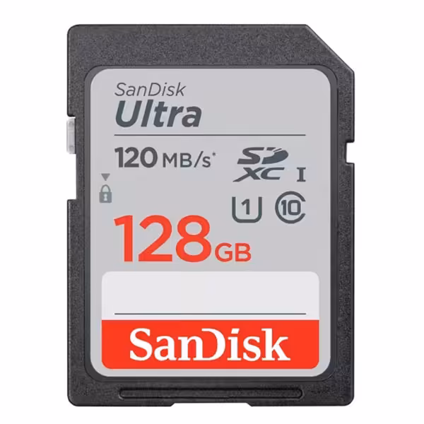 رم اس دی 128 گیگ سن دیسک SanDisk Ultra CL10 U1 120MB/s