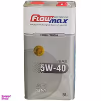 روغن موتور بنزینی فلومکس مدل 5W-40 SM حجم 5 لیتر